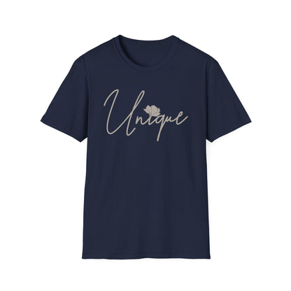 Minimalistic Cursive Unique T-Shirt Design