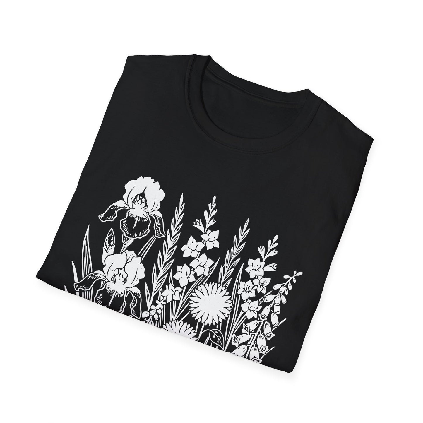 Light In The Dark - Monochrome Floral Group T-shirt