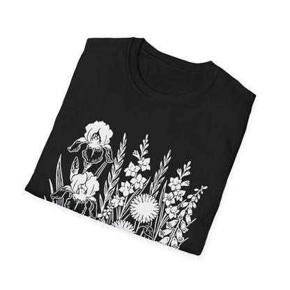 Light In The Dark - Monochrome Floral Group T-shirt