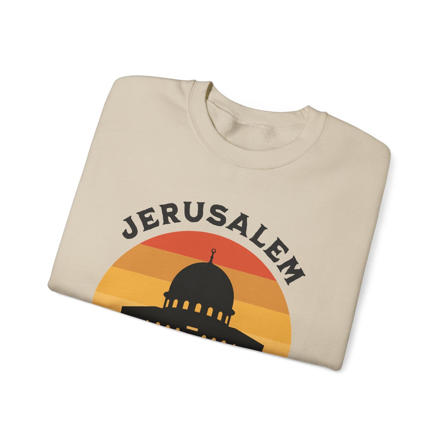 Jerusalem Palestine Dome of The Rock Sunset Sweatshirt