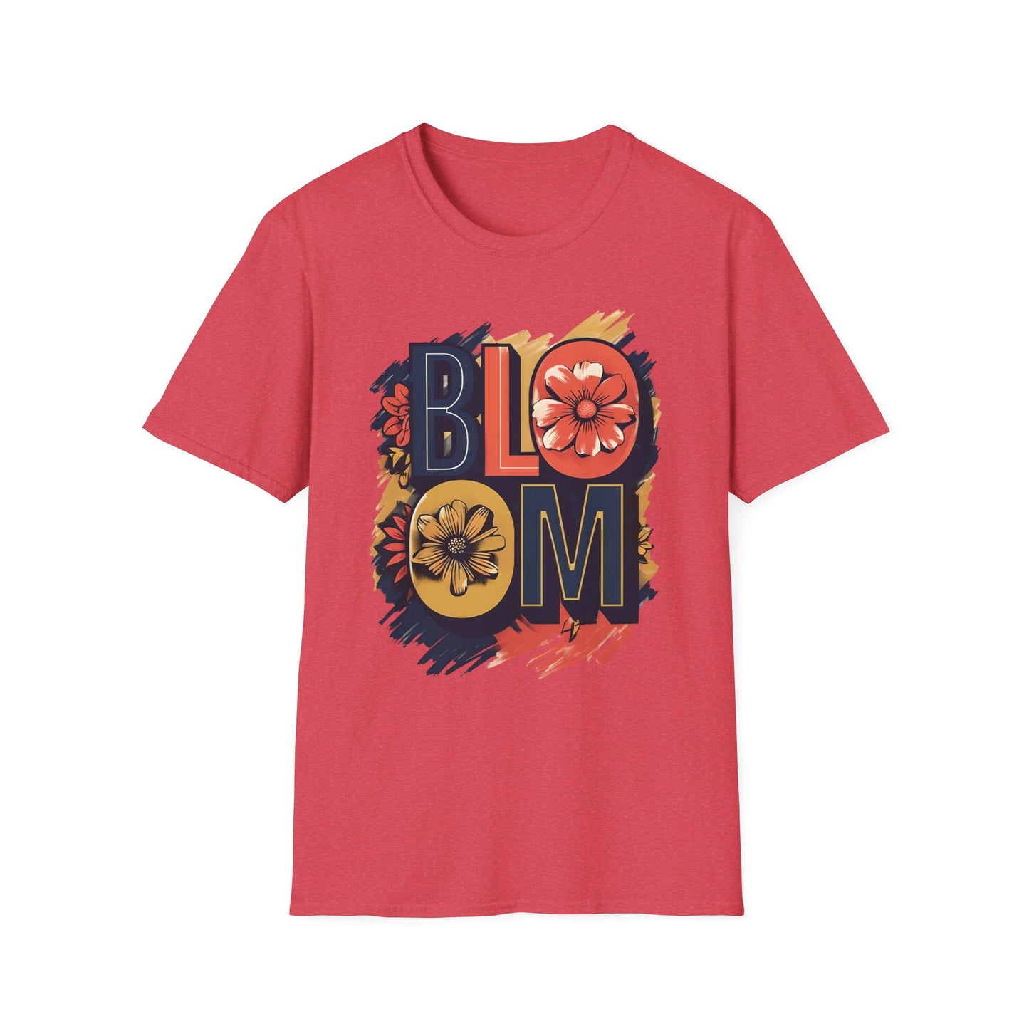 Vibrant Bloom T-Shirt - Typography Bold Design