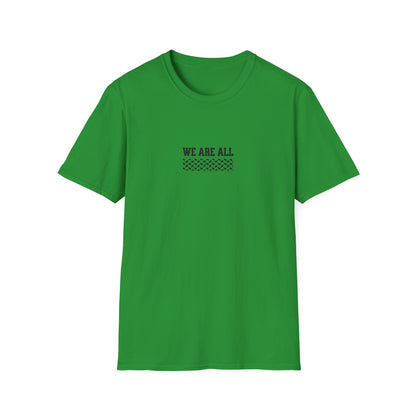 We Are All Palestinians - Front And Back Design Man's Face T-Shirt