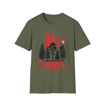 My Therapy - Black Tree Silhouette T-Shirt