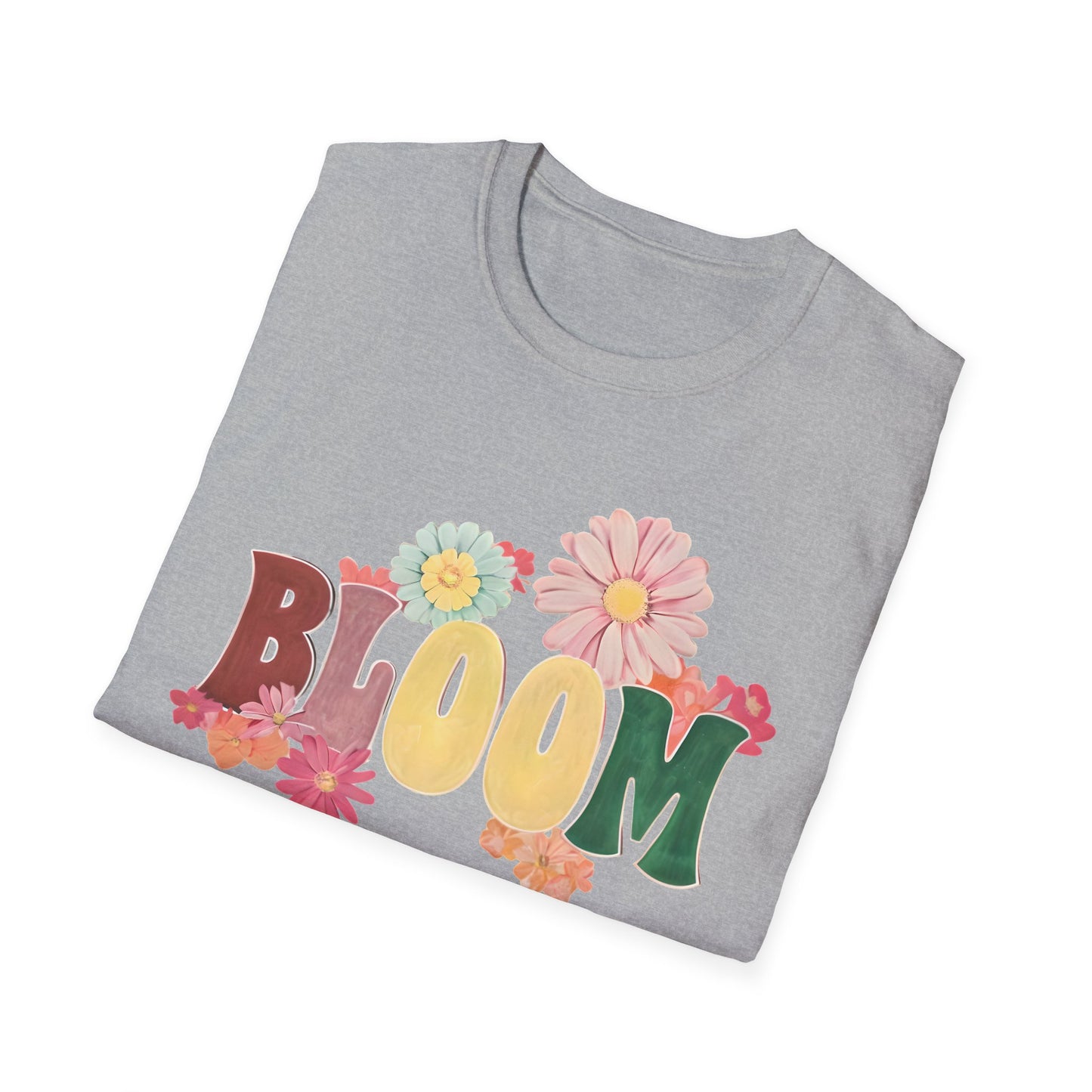 Vintage Bloom T-Shirt - Typography Painting Design