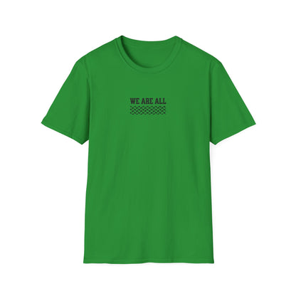 We Are All Palestinians - Front And Back Women's Face Design T-Shirt