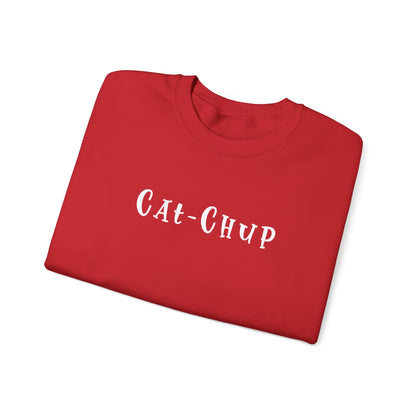 Cat-Chup - Playful Cat-Shaped Catchup bottle Advertisement Sweatshirt