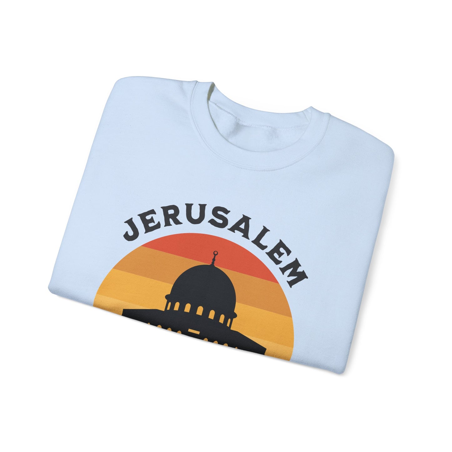 Jerusalem Palestine Dome of The Rock Sunset Sweatshirt