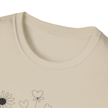 Delicate Botanical Chalk Sketches of Daisies and Dandelions