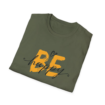 Be Happy T-Shirt – Typography Design