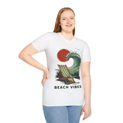 Beach Vibes - Vintage Beach Landscape T-Shirt