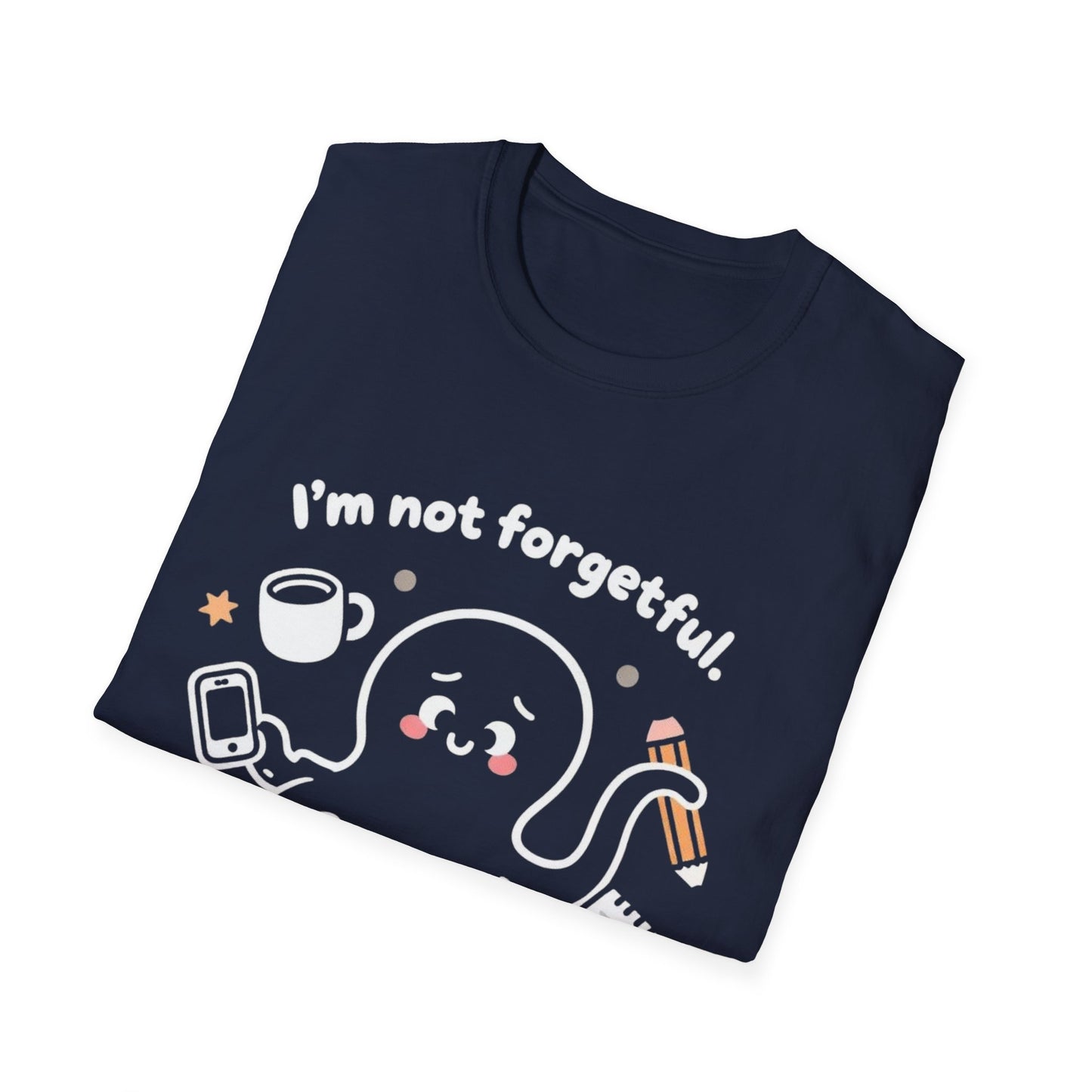 I'm Not Forgetful, I'm Just Running Too Many Tabs - Playful Silhouette T-Shirt
