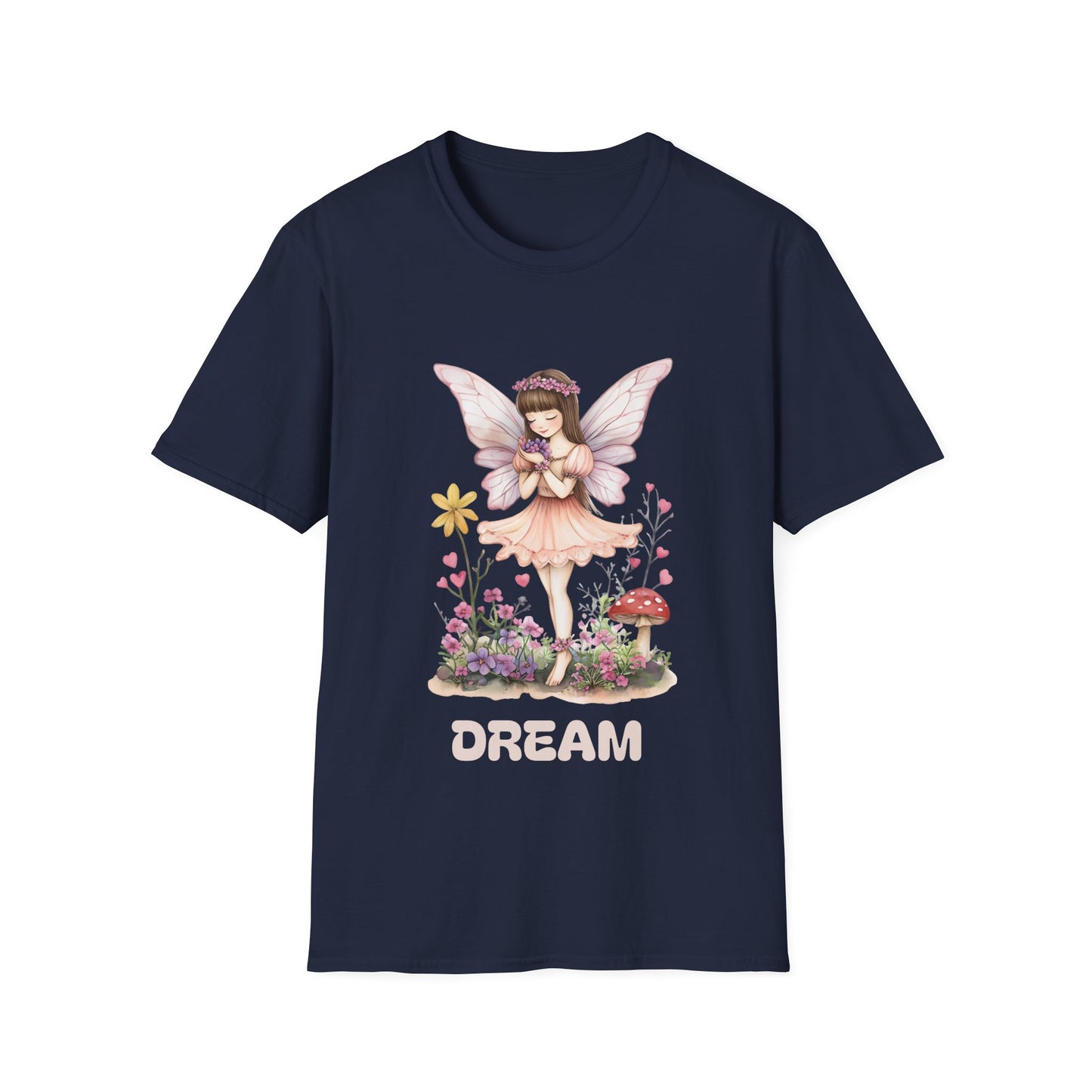 Dream Whimsical T-Shirt -  Fairy and Floral Design
