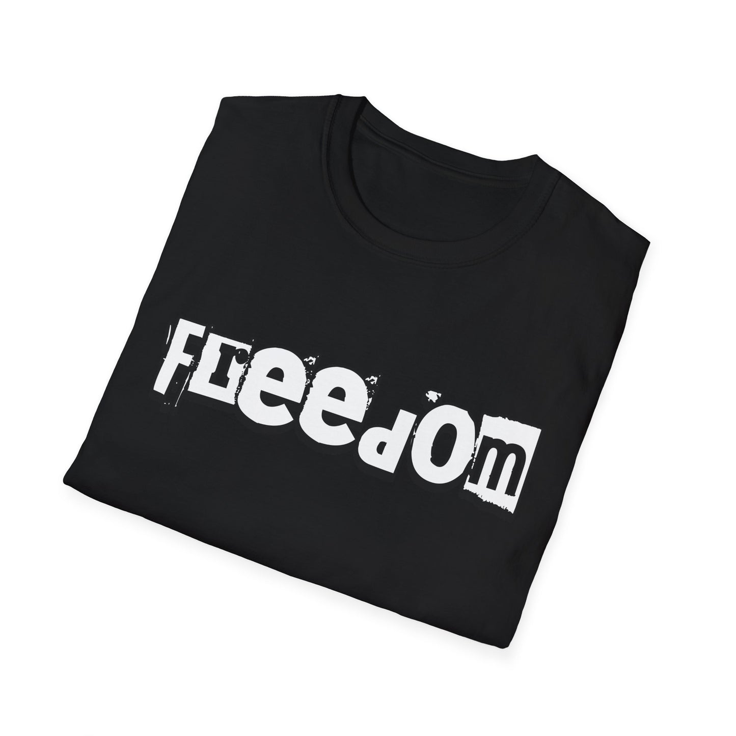 Free Palestine Free The World - Monochrome Graffiti T-Shirt