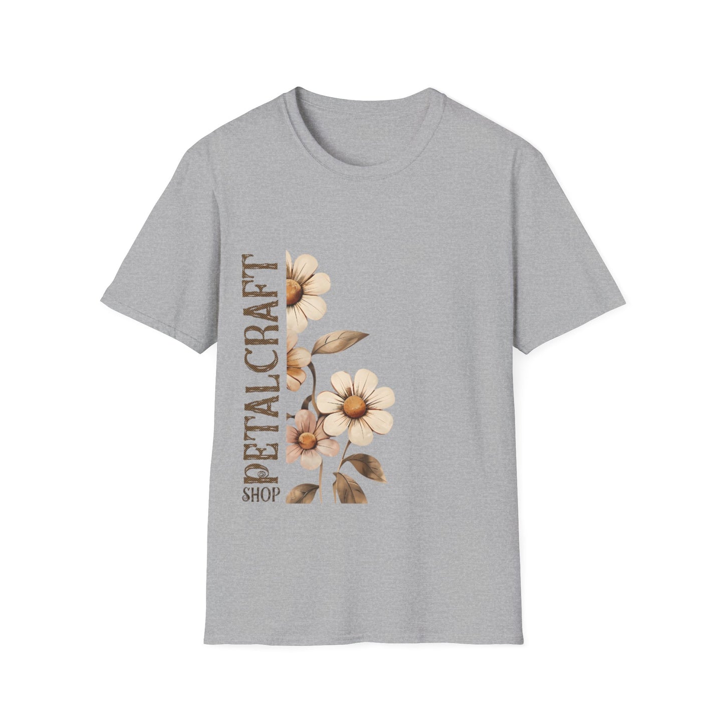 Petalcraft Shop – Rustic Vintage Floral T-Shirt