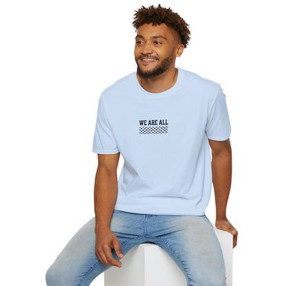 We Are All Palestinians - Front And Back Women's Face Design T-Shirt