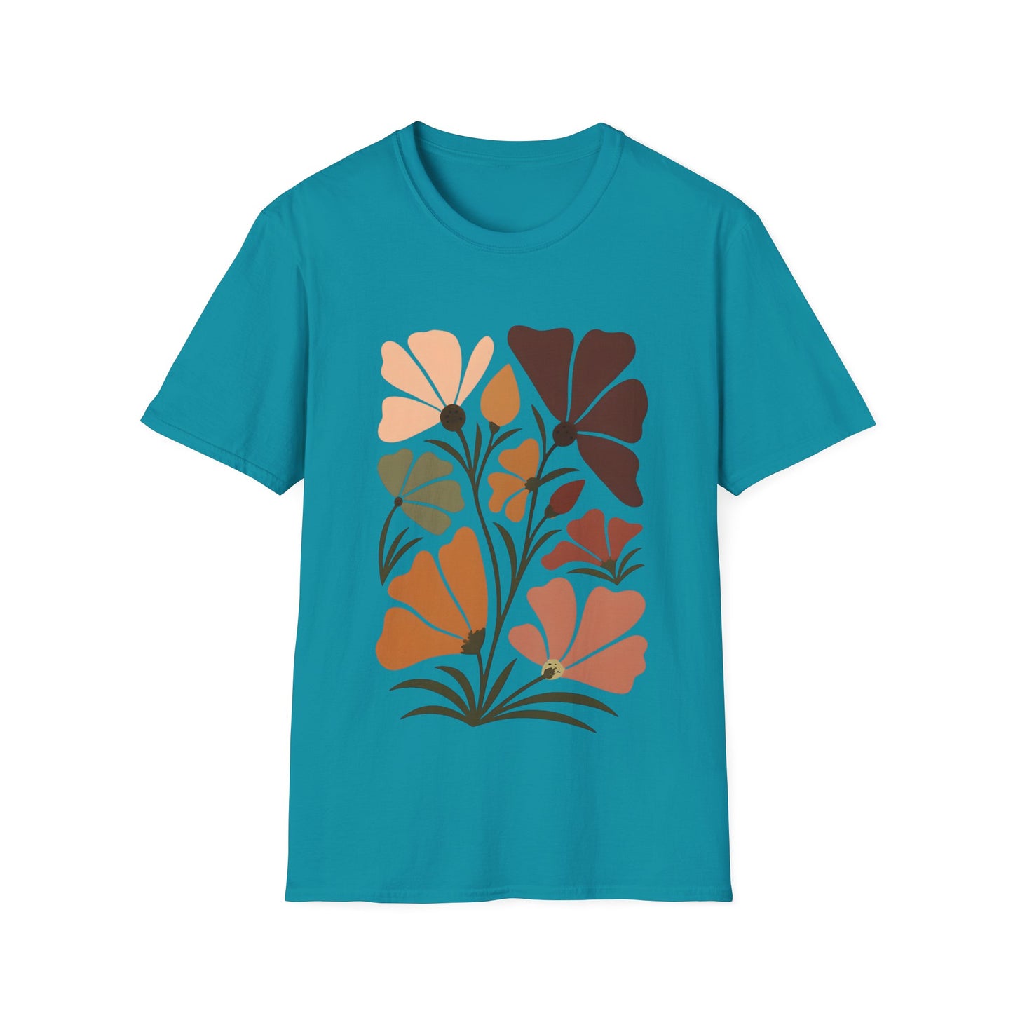 Vintage Boho Flowers T-Shirt