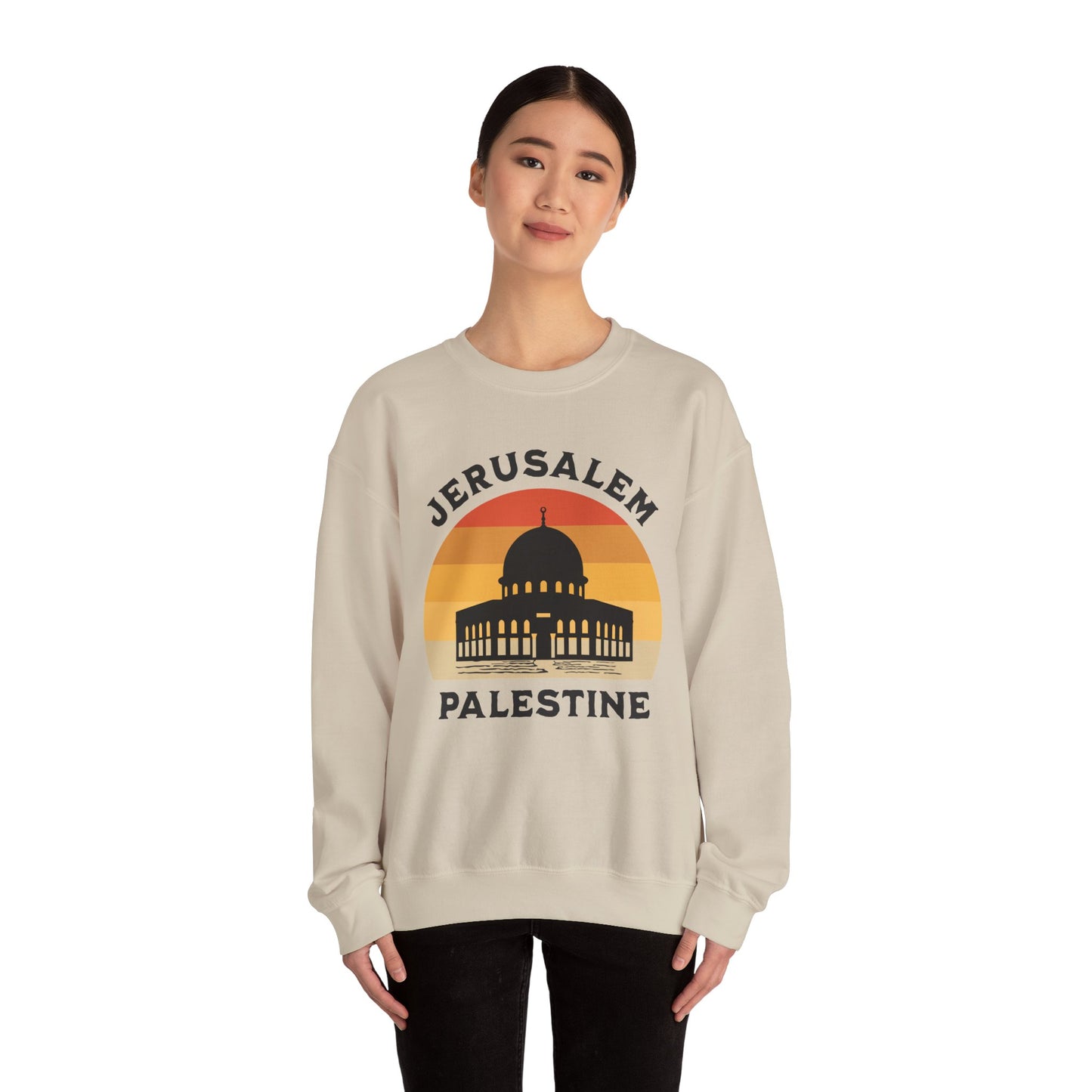 Jerusalem Palestine Dome of The Rock Sunset Sweatshirt