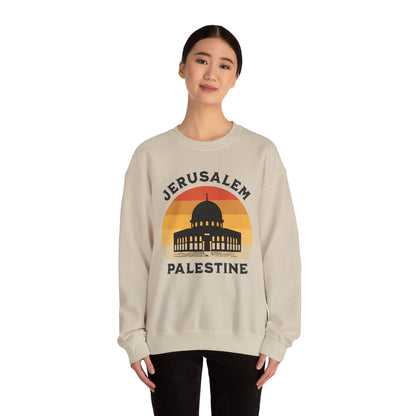 Jerusalem Palestine Dome of The Rock Sunset Sweatshirt