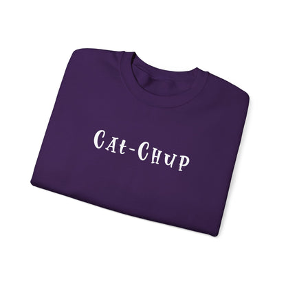Cat-Chup - Playful Cat-Shaped Catchup bottle Advertisement Sweatshirt