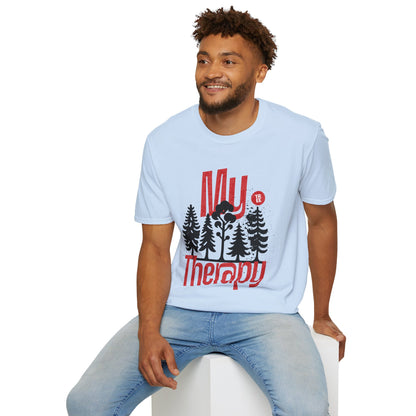 My Therapy - Black Tree Silhouette T-Shirt