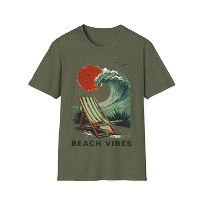 Beach Vibes - Vintage Beach Landscape T-Shirt