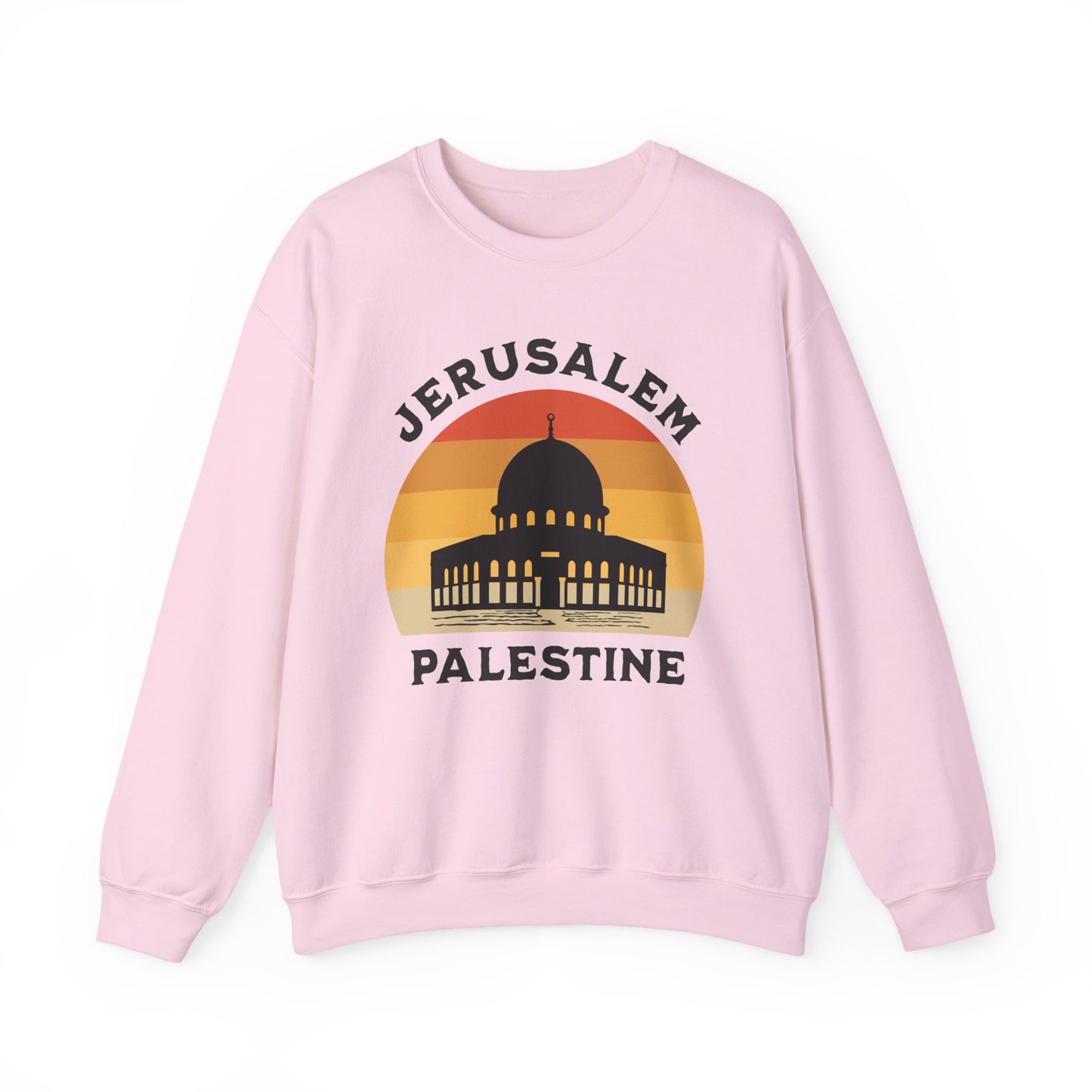 Jerusalem Palestine Dome of The Rock Sunset Sweatshirt