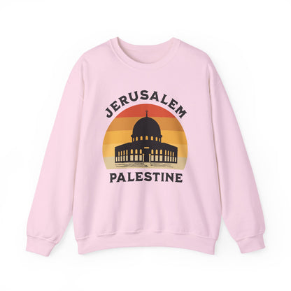 Jerusalem Palestine Dome of The Rock Sunset Sweatshirt