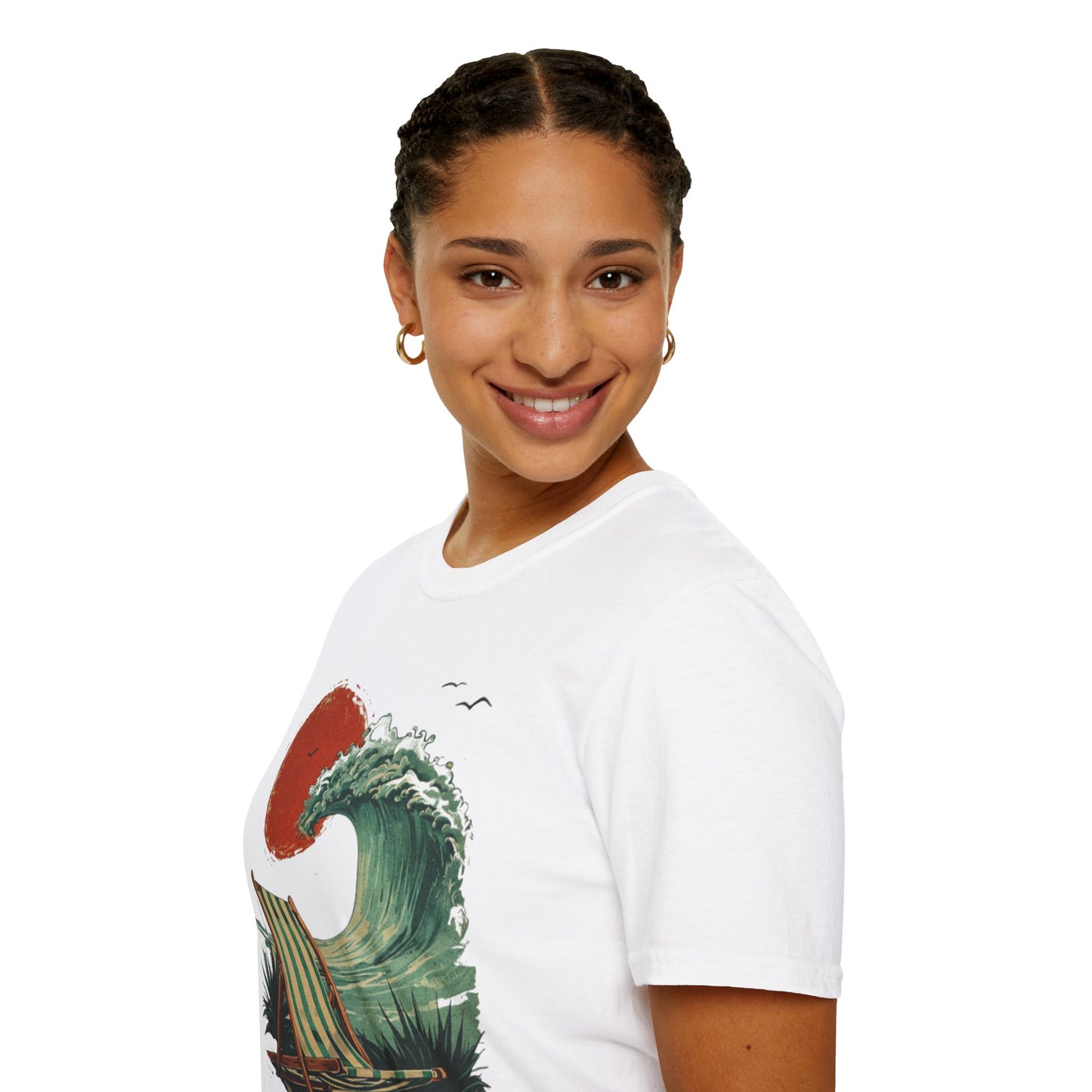 Beach Vibes - Vintage Beach Landscape T-Shirt