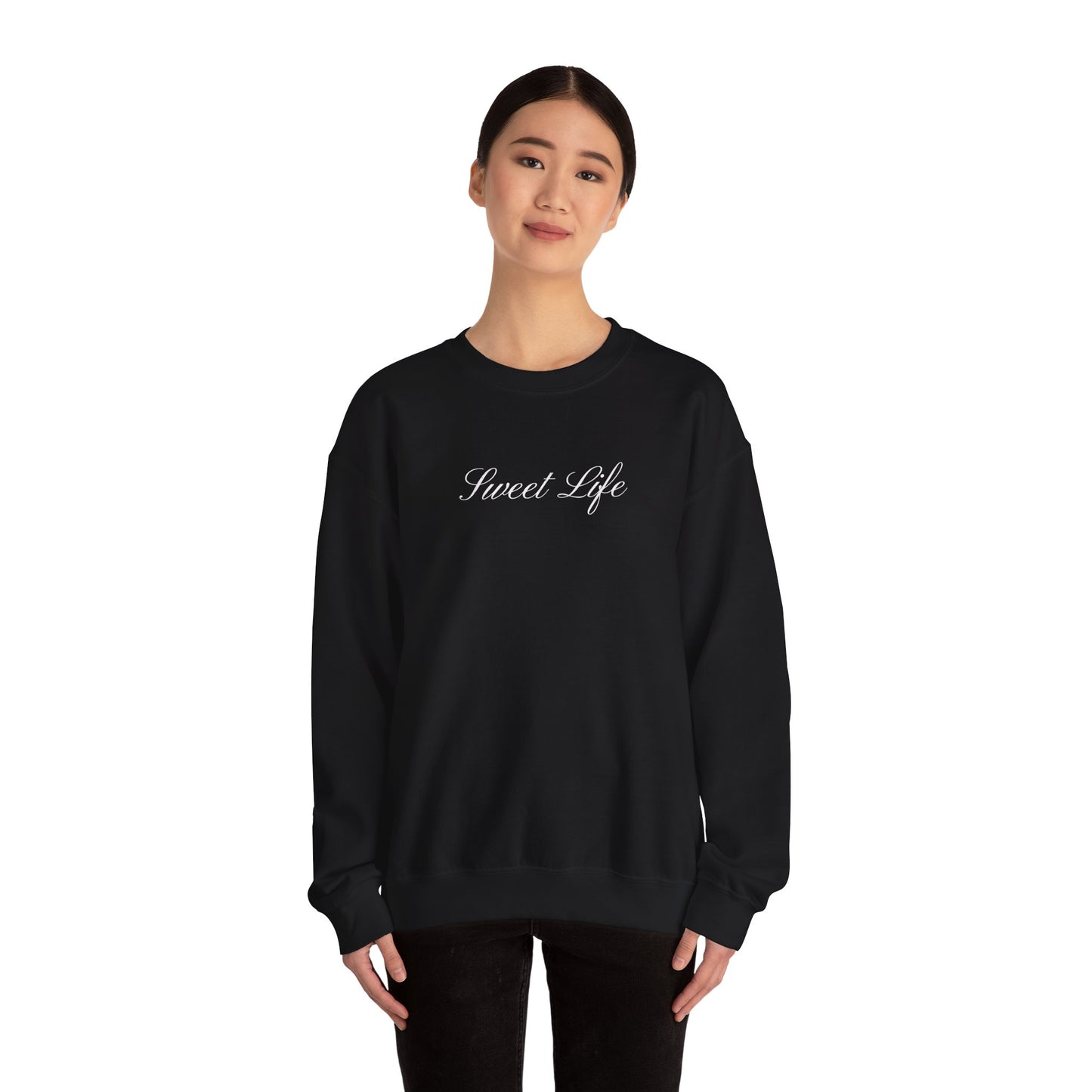 My Recipe of A Sweet Life - Monochrome Cupcake Front and Back Design Sweatshirt