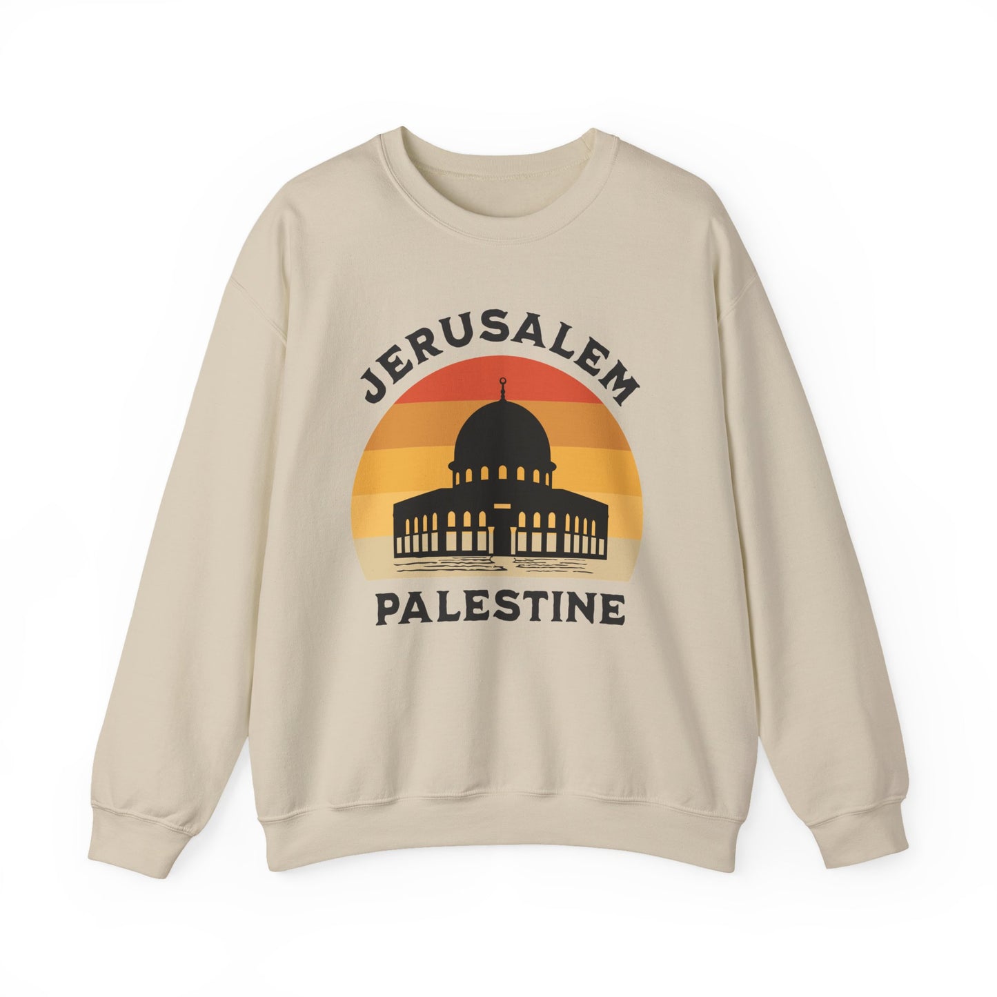 Jerusalem Palestine Dome of The Rock Sunset Sweatshirt