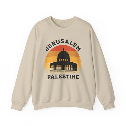 Jerusalem Palestine Dome of The Rock Sunset Sweatshirt