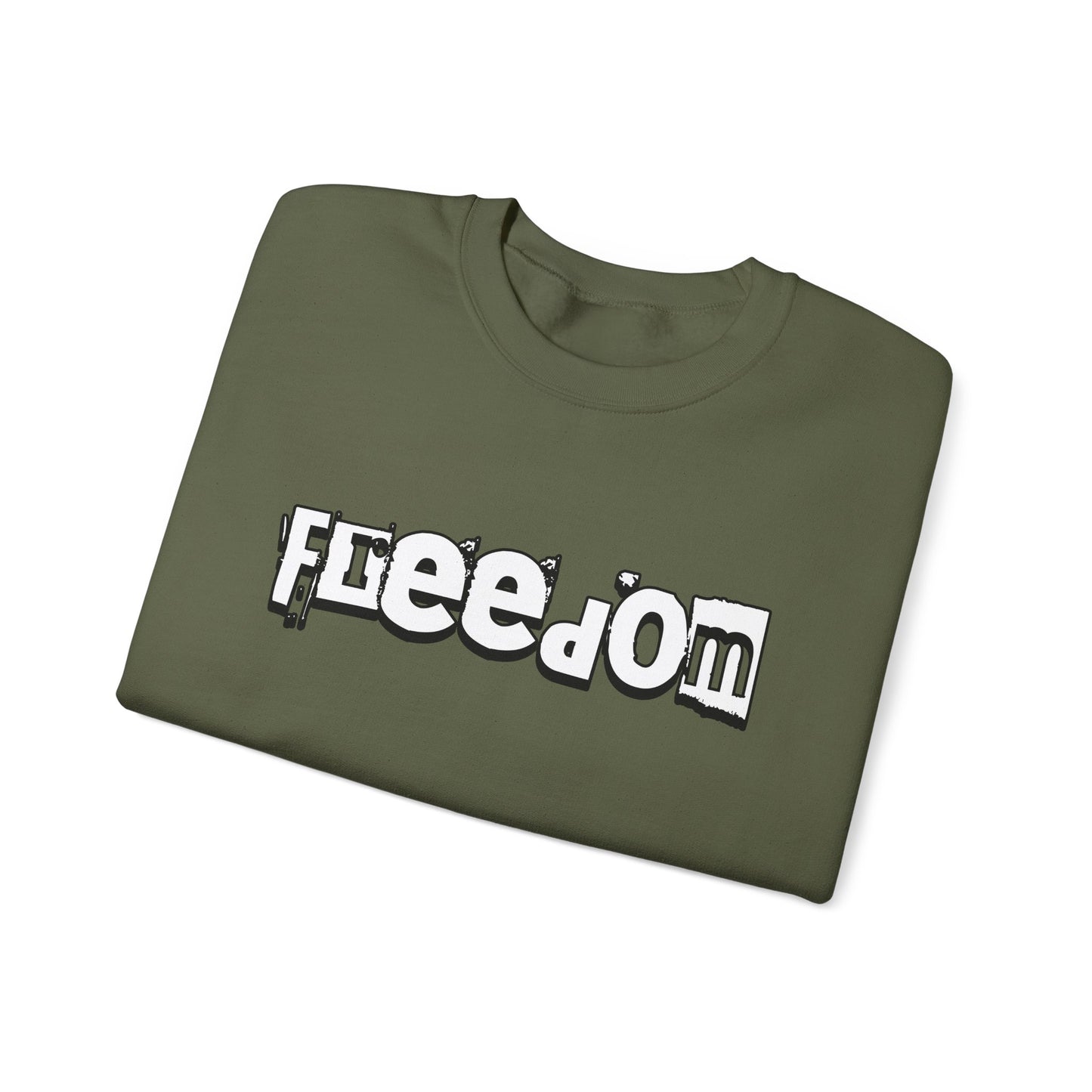 Free Palestine Free The World - Monochrome Graffiti Sweatshirt