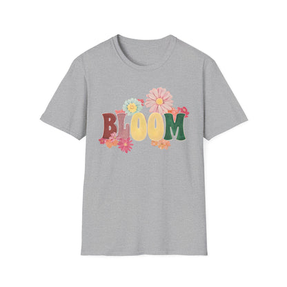 Vintage Bloom T-Shirt - Typography Painting Design