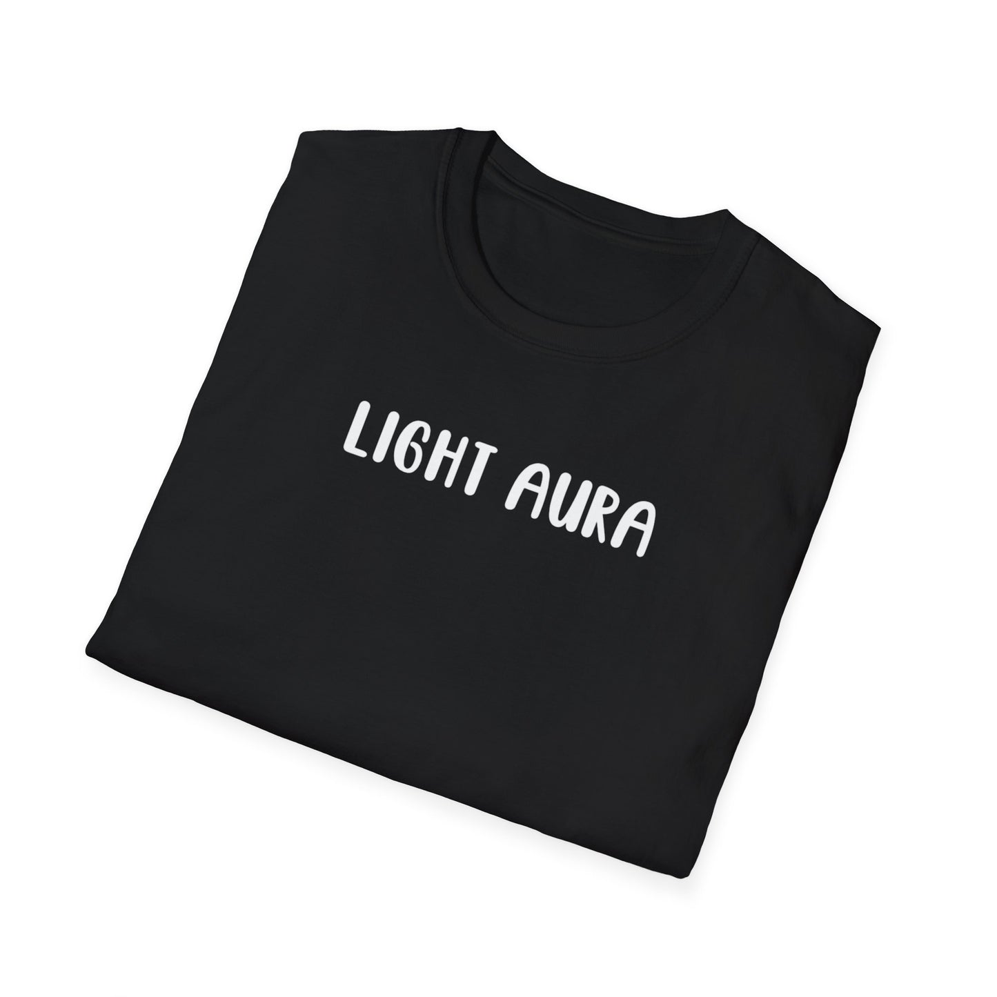 Light Aura White Boho Style Floral T-Shirt - Front And Back Design