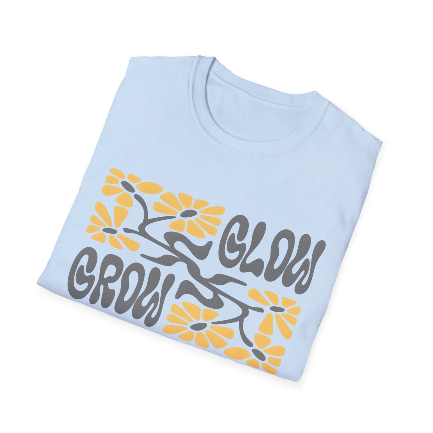 Glow Grow Boho Rectangle Floral T-Shirt
