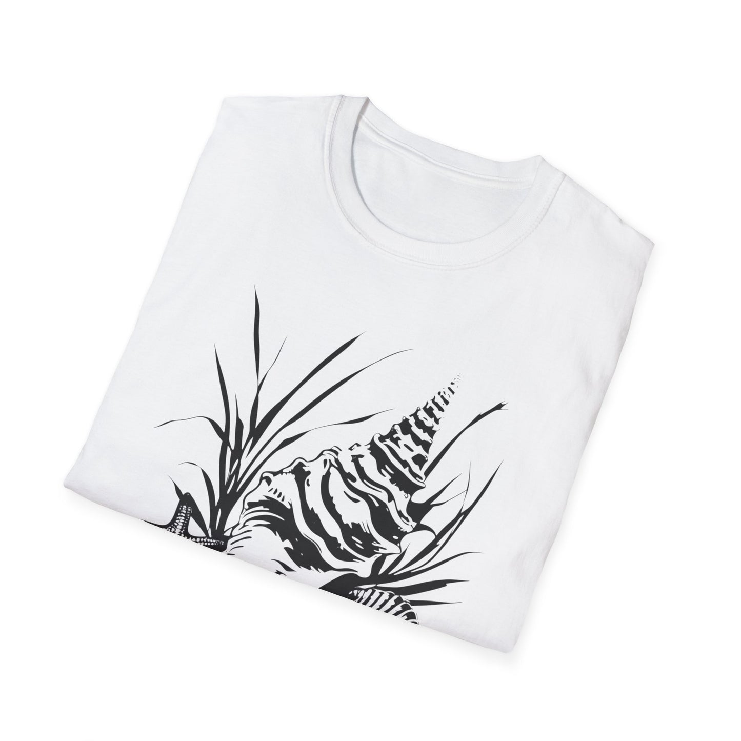 Azure - Minimalistic Sea Elements T-Shirt