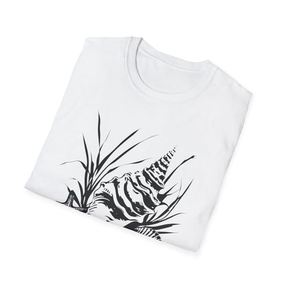 Azure - Minimalistic Sea Elements T-Shirt