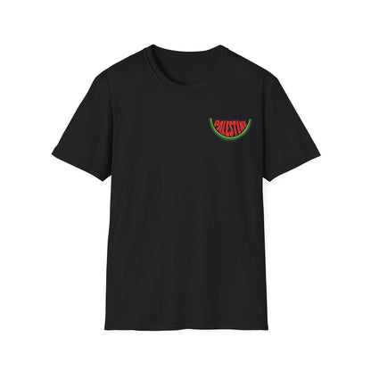Free Palestine - Typography Front And Back Design T-Shirt