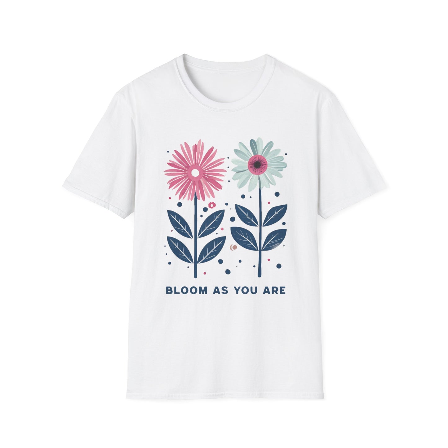 Bloom As You Go T-Shirt -  Boho Floral Design
