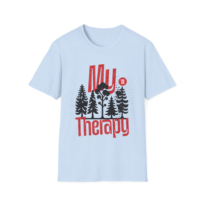 My Therapy - Black Tree Silhouette T-Shirt