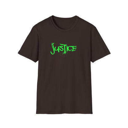 No More Silence, Speak for Justice - Graffiti Typography Activism Front and Back design T-Shirt