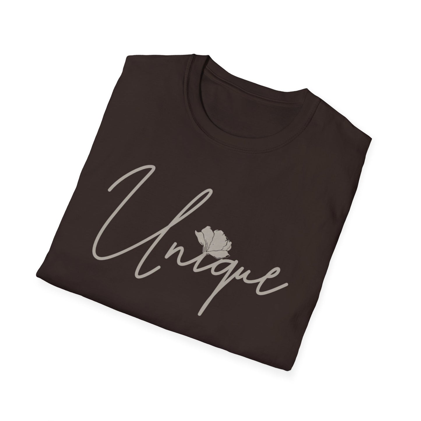 Minimalistic Cursive Unique T-Shirt Design