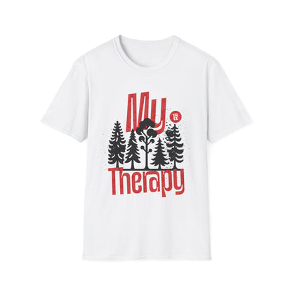 My Therapy - Black Tree Silhouette T-Shirt