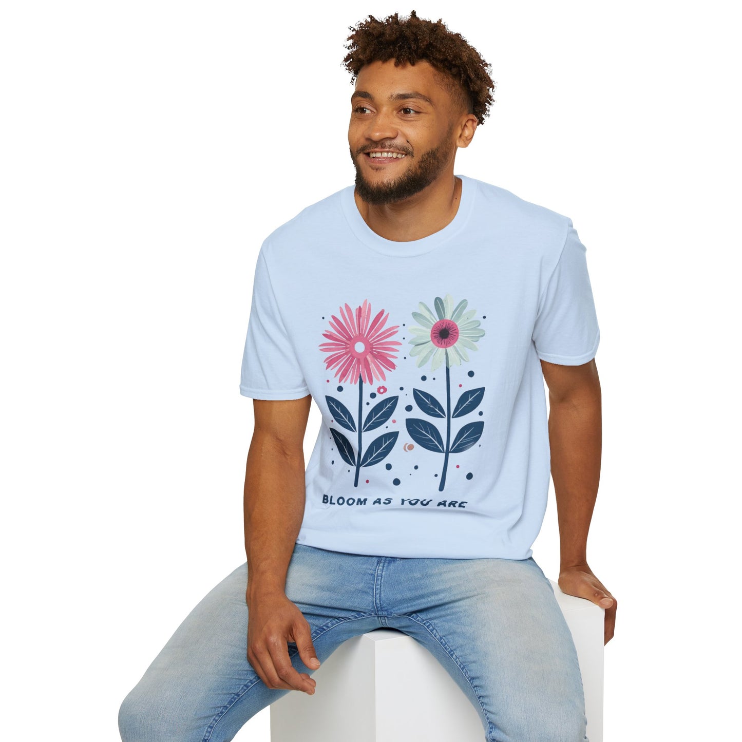 Bloom As You Go T-Shirt -  Boho Floral Design