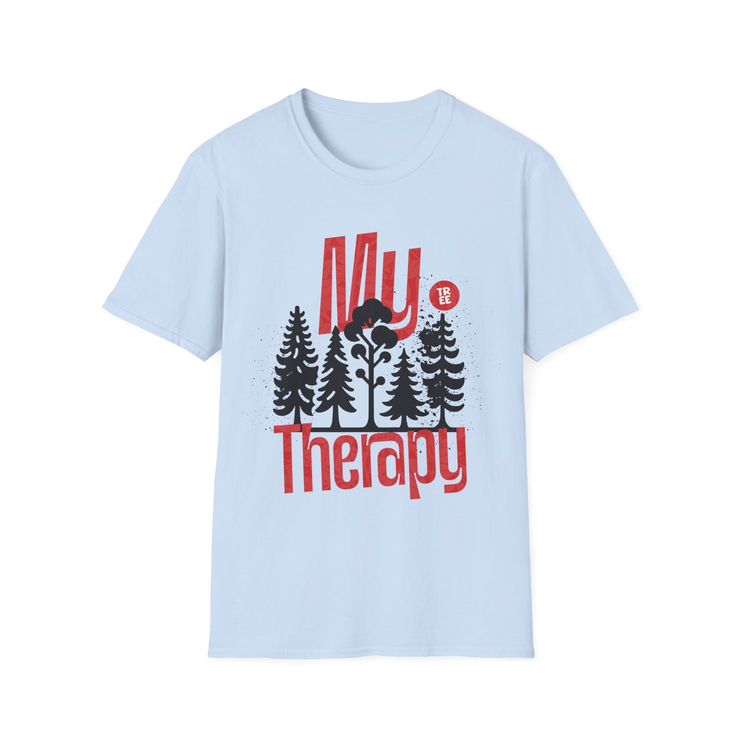My Therapy - Black Tree Silhouette T-Shirt