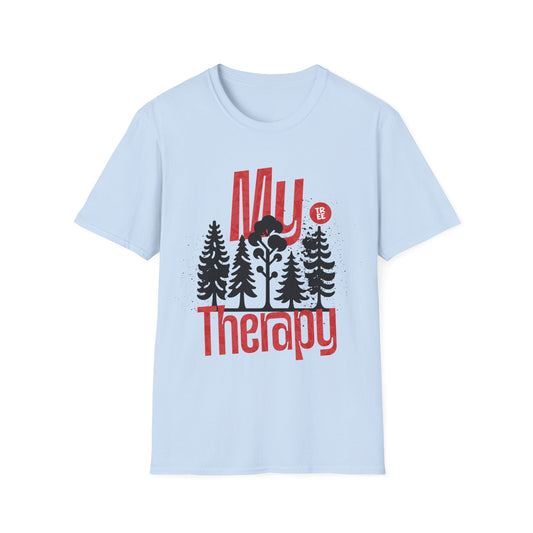 My Therapy - Black Tree Silhouette T-Shirt