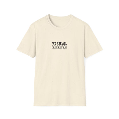 We Are All Palestinians - Front And Back Design Man's Face T-Shirt