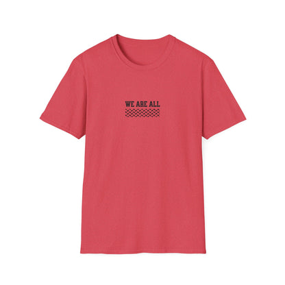 We Are All Palestinians - Front And Back Design Man's Face T-Shirt