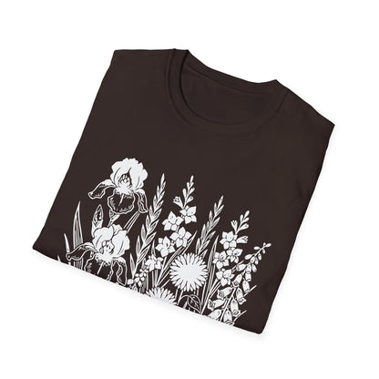 Light In The Dark - Monochrome Floral Group T-shirt