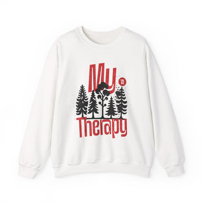 My Therapy - Black Tree Silhouette Sweatshirt